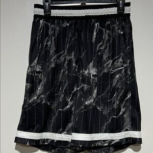Nike Women's Black and White Marble Mini Skirt